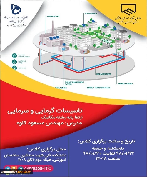 برگزاری  دورهای آموزشی  ارتقاء پایه در رشته های مکانیک و برق ( آموزش آزاد ) در محل دانشکده  2