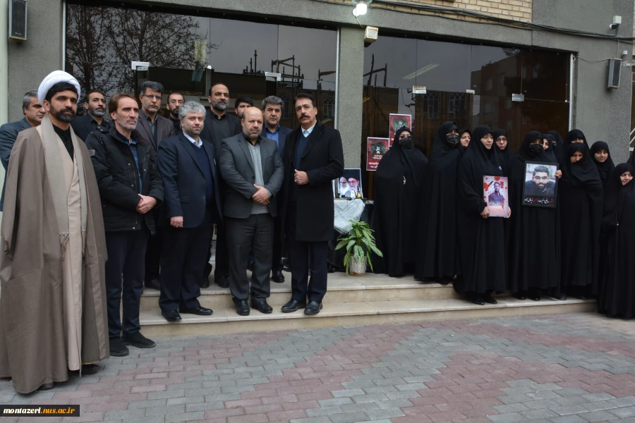 آئین نام گذاری ساختمان اداری آموزشکده فنی  و حرفه ای دختران الزهرا(س) به نام شهدای دانشجوی امنیت دانشگاه فنی وحرفه ای واحدخراسان رضوی با حضور خانواده های شهیدحسین زینال زاده وشهیددانیال رضازاده برگزارشد. 6