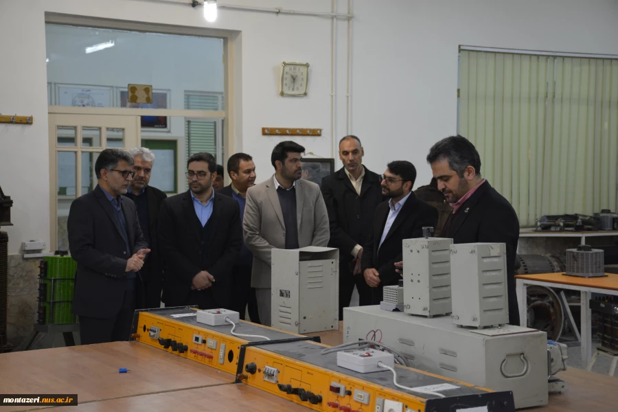 بازدید مدیرکل دفتر پشتیبانی امور فناوری وزارت علوم از حوزه‌های فناوری دانشگاه ملی مهارت مشهد 3