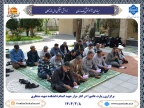 قرائت دعای زیارت عاشورا در جوار مزار شهید گمنام