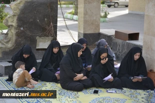 قرائت دعای زیارت عاشورا در جوار مزار شهید گمنام 4