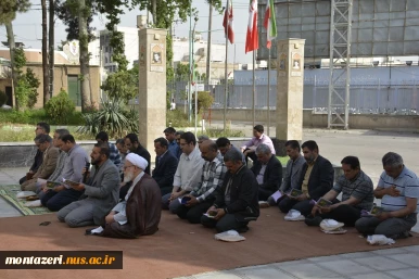 قرائت دعای زیارت عاشورا در جوار مزار شهید گمنام 5