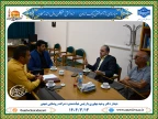 دیدار مهندس حسینا، رئیس هیأت‌مدیره شرکت روشنایی شهنور با دکتر بهلوری، معاون پژوهشی دانشگاه ملی مهارت استان خراسان رضوی