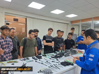 بازدید دانشجویان رشته مکانیک خودرو از شرکت الکتریک خودرو شرق 3