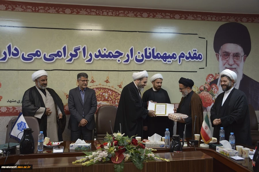 آیین تکریم و معارفه مسئول نهاد نمایندگی مقام معظم رهبری در دانشگاه ملی مهارت استان خراسان رضوی برگزار شد 5