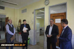 بازدید رئیس دانشگاه ملی مهارت از حوزه برگزاری امتحانات پایان ترم دانشکده شهید منتظری 2