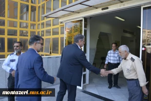 بازدید رئیس دانشگاه ملی مهارت از حوزه برگزاری امتحانات پایان ترم دانشکده شهید منتظری 3