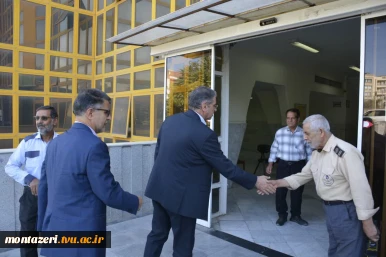 بازدید رئیس دانشگاه ملی مهارت از حوزه برگزاری امتحانات پایان ترم دانشکده شهید منتظری 3