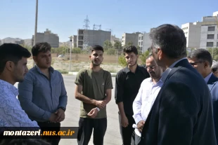 بازدید رئیس دانشگاه ملی مهارت از حوزه برگزاری امتحانات پایان ترم دانشکده شهید منتظری 6