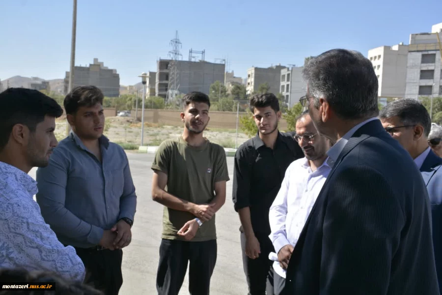 بازدید رئیس دانشگاه ملی مهارت از حوزه برگزاری امتحانات پایان ترم دانشکده شهید منتظری 6
