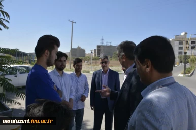 بازدید رئیس دانشگاه ملی مهارت از حوزه برگزاری امتحانات پایان ترم دانشکده شهید منتظری 7