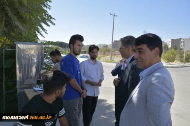 بازدید رئیس دانشگاه ملی مهارت از حوزه برگزاری امتحانات پایان ترم دانشکده شهید منتظری 8