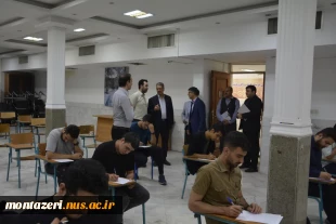 بازدید رئیس دانشگاه ملی مهارت از حوزه برگزاری امتحانات پایان ترم دانشکده شهید منتظری 10