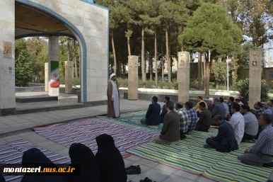 برگزاری مراسم زیارت عاشورا با حضور همکاران مراکز دانشگاه ملی مهارت مشهد 5