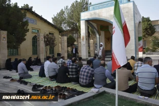 برگزاری مراسم زیارت عاشورا با حضور همکاران مراکز دانشگاه ملی مهارت مشهد 6