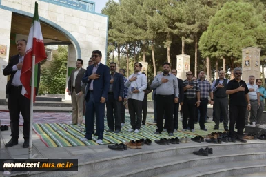 برگزاری مراسم زیارت عاشورا با حضور همکاران مراکز دانشگاه ملی مهارت مشهد 7