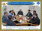 نشست مسئولین دانشکده شهید منتظری با پیمانکار سلف دانشجویی