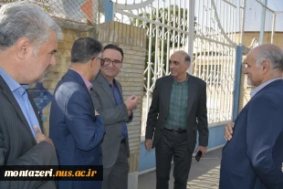 بازدید مدیران حمل‌ونقل و ترافیک شهرداری مشهد از دانشکده شهید منتظری 2