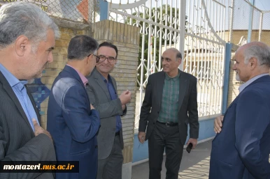بازدید مدیران حمل‌ونقل و ترافیک شهرداری مشهد از دانشکده شهید منتظری 2
