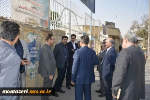 بازدید مدیران حمل‌ونقل و ترافیک شهرداری مشهد از دانشکده شهید منتظری 4