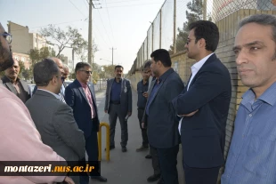 بازدید مدیران حمل‌ونقل و ترافیک شهرداری مشهد از دانشکده شهید منتظری 5