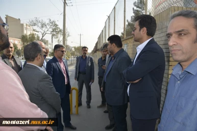 بازدید مدیران حمل‌ونقل و ترافیک شهرداری مشهد از دانشکده شهید منتظری 5